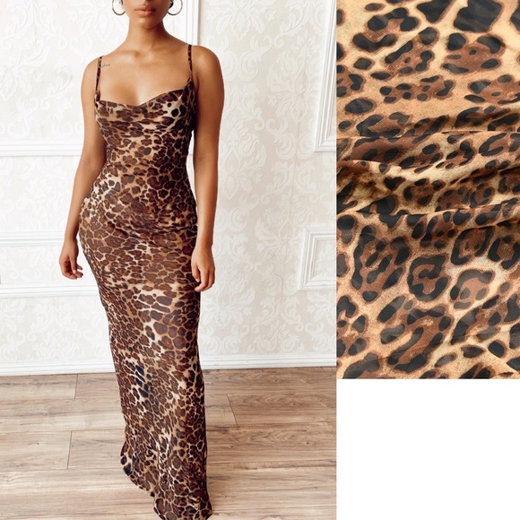 Leopard Print Maxi - Picture 1 of 2